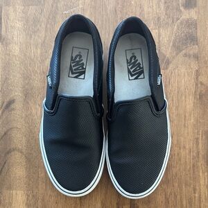 Vans Women’s Black Slip-On Sneakers